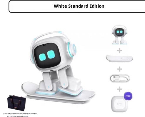 Robot Toy Desktop Voice Recognition Emotion Ai Communication Intelligent Children Accompany Interactive Electronic Pet